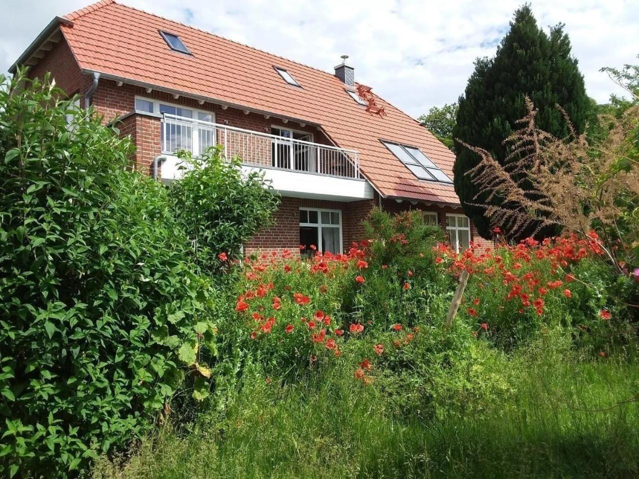 Appartamento Ruhige Fewo Im Gruenen Mit Balkon, Terrasse Und Grossem Garten Sehlen Esterno foto